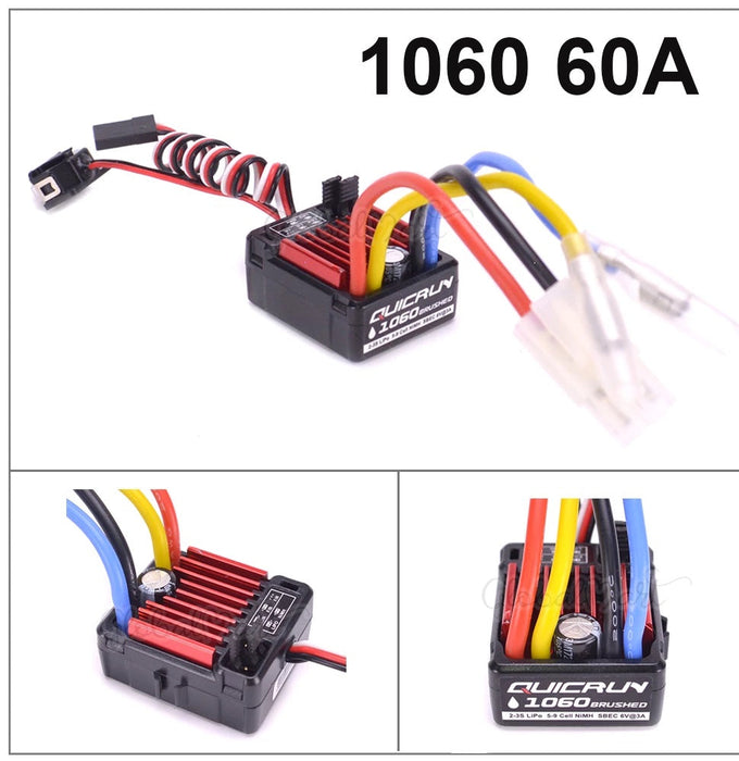 Original Hobbywing Quicrun 1060 60A Brushed Electronic Speed Controller