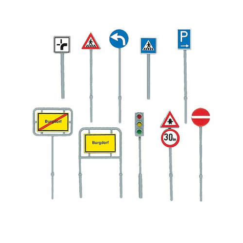 Faller 180541  Traffic Signs Ho Scale
