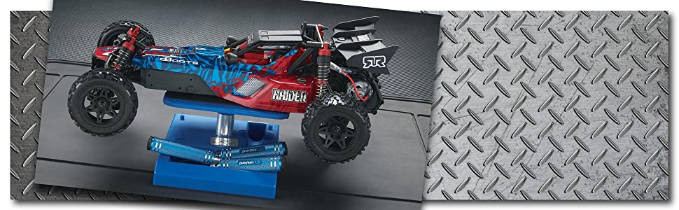 Duratrax Pit Tech Deluxe RC Car And Truck Work Stand, Orange