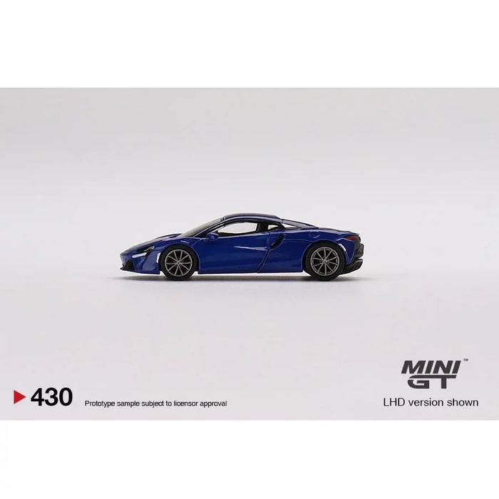 MINI GT Mclaren Arture Volcano Blue 1:64 Scale Diecast Car