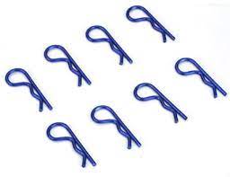 Dynamite Anodized Body Clips Blue (8) Dyn 5526