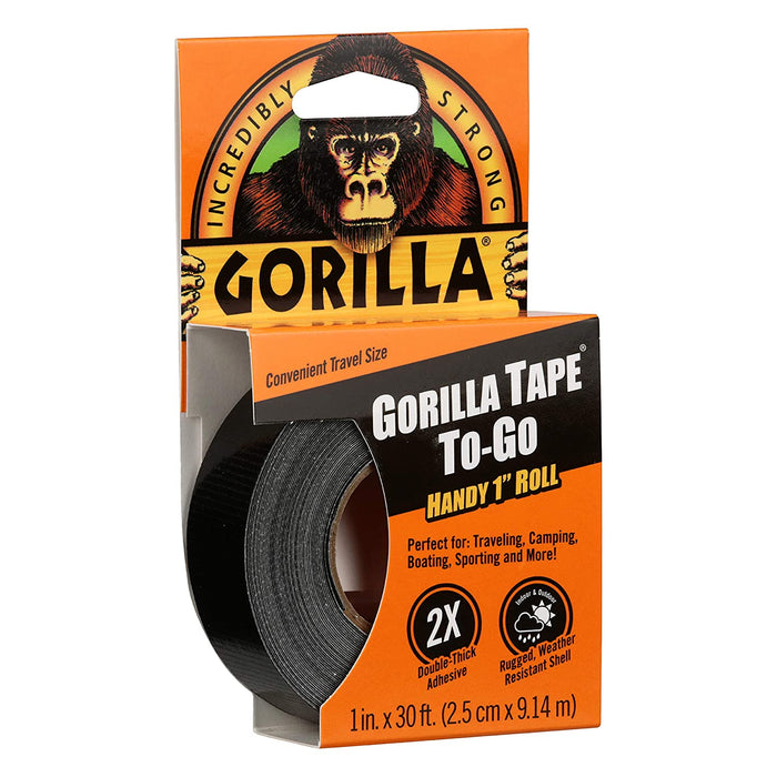 Black Gorilla Tape Handy 1" X 30 Ft Roll