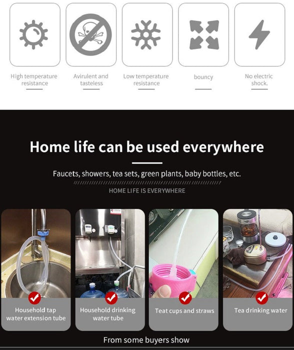 Kamoer Silicone Tube ID: 2.5mm OD: 4.5mm L: 100cm for Peristaltic Pumps