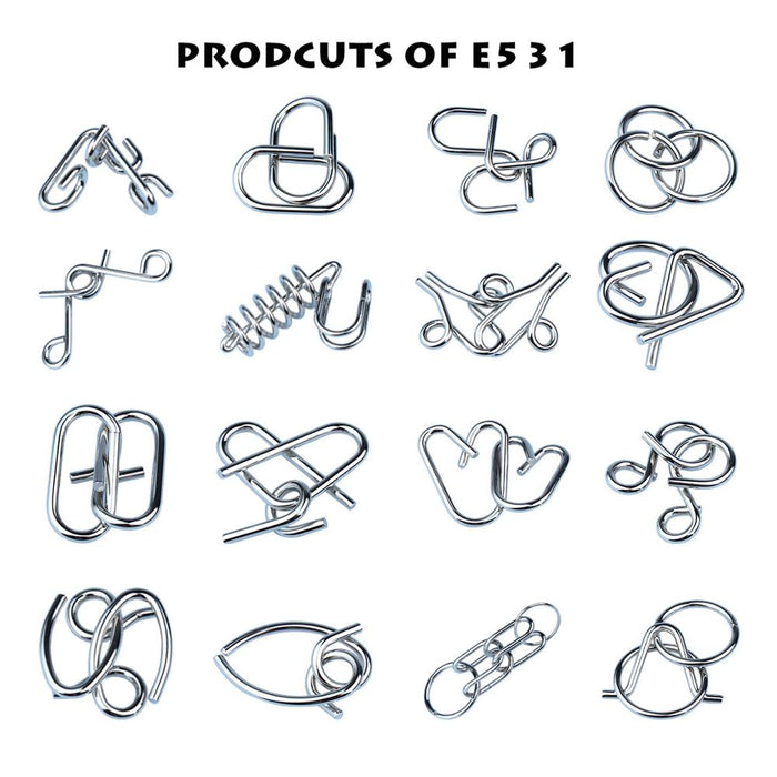 Puzzles 1Q Busters Perplexing Puzzles 16In1 No.E531