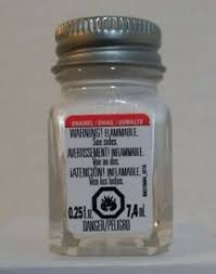 Enamel 1/4 Oz Flat White