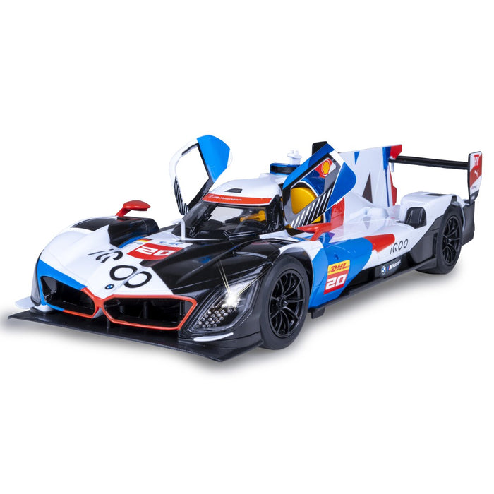 RASTAR 10196 BMW M HYBRID V8  1/14SCALE NO:20 MOTOR SPORT WHITE & BLUE
