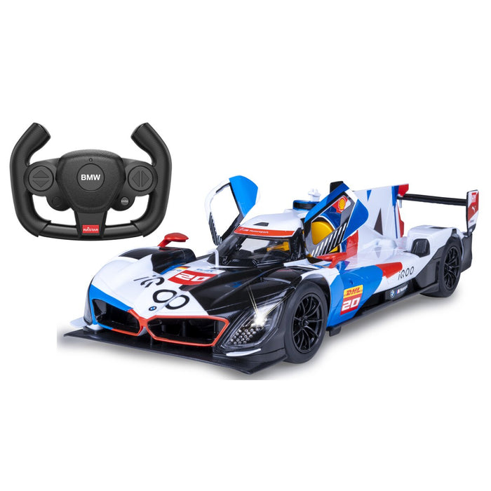 RASTAR 10196 BMW M HYBRID V8  1/14SCALE NO:20 MOTOR SPORT WHITE & BLUE