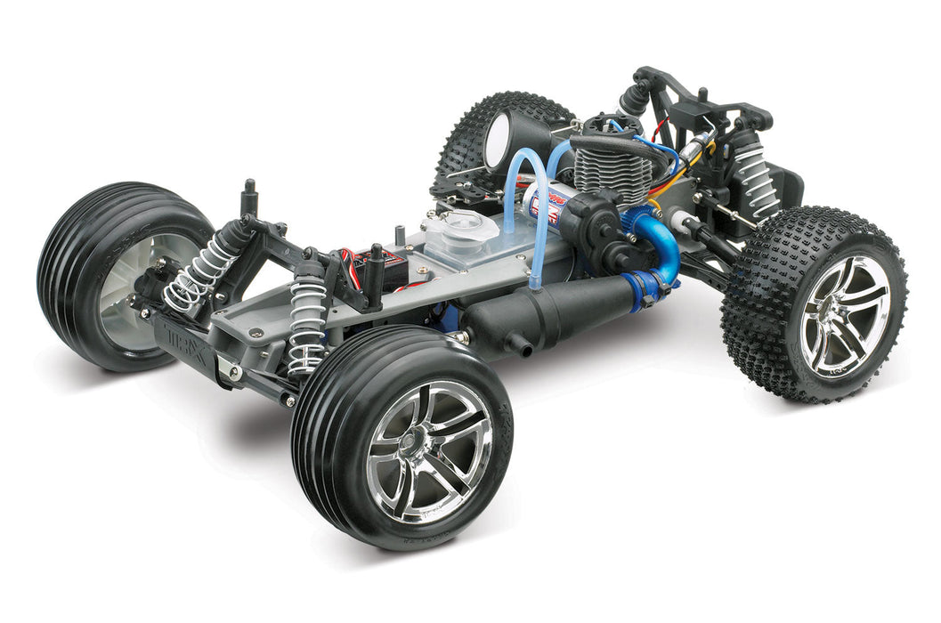 Traxxas Nitro Rustler 1/10 Scale Truck Blue/Grey-44096-3