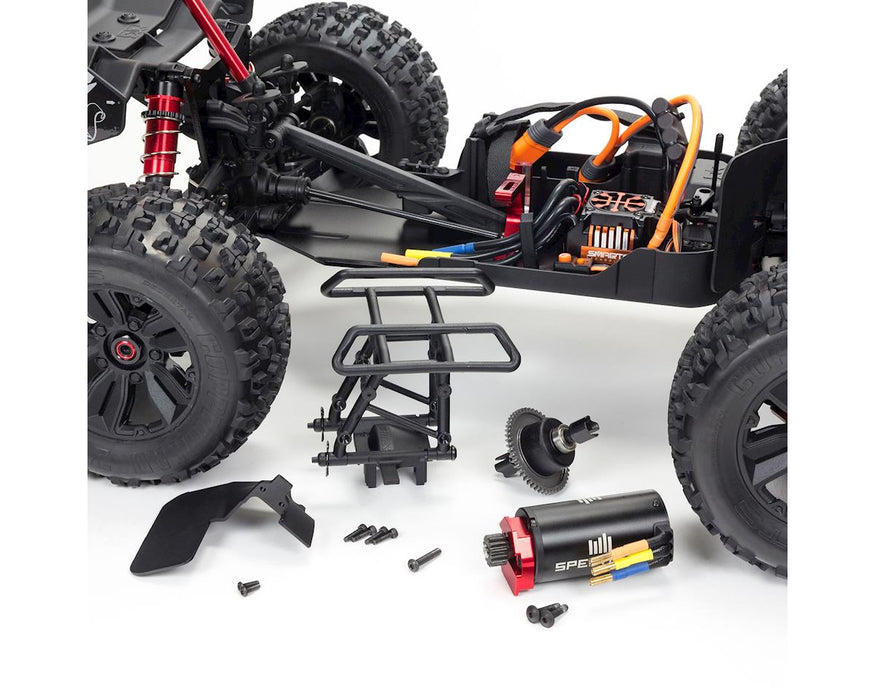 Arrma Kraton 6S BLX RTR 1/8 4WD Brushless Monster Truck (Red) (V5) W/SLT3 2.4Ghz Radio ARA8608V5T1