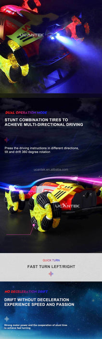Toy Rc Car 1:16Scale Stunt And Drift