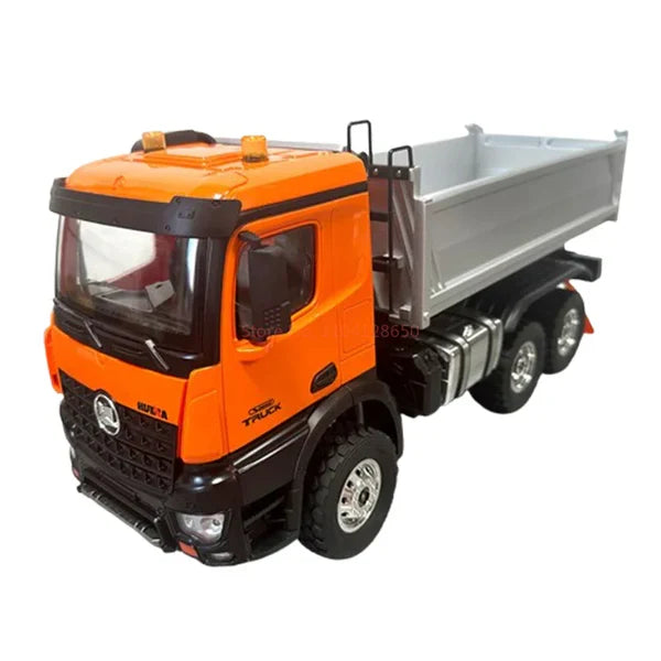 HUINA 1598 1:14 SCALE, 6WD (6-WHEEL DRIVE) REMOTE-CONTROLLED DUMP TRUCK