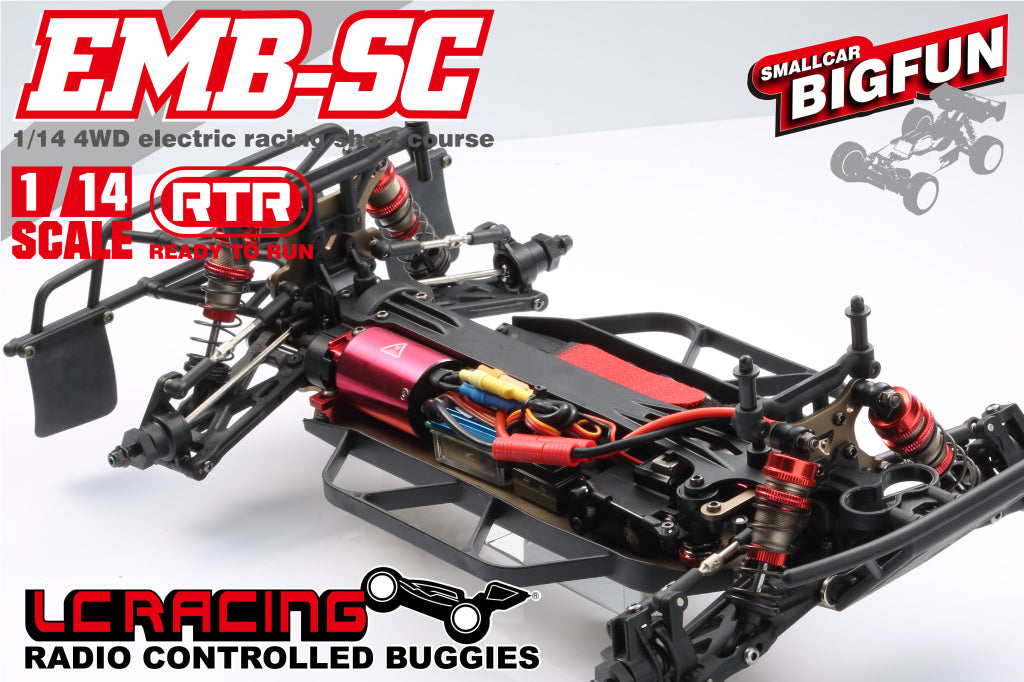 Lc Racing Emb-Sc 1/14 Scale  4Wd Electric Racing Short Course Ready To Run With Battery ,Remote