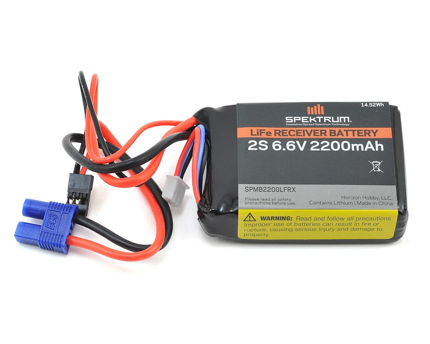 Spektrum 4000Mah 6.6V Li-Fe Receiver Battery