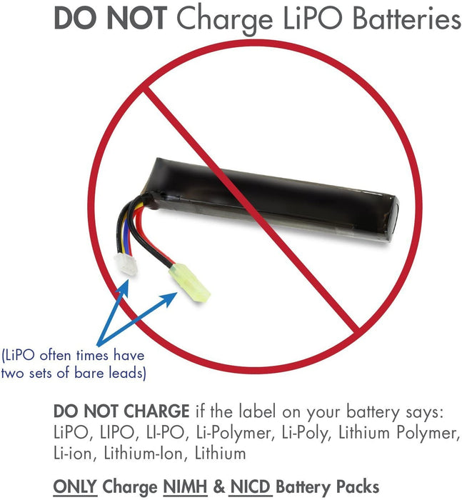 Tenergy Universal Smart Charger For Nimh/Nicd Battery Packs (6V - 12V)