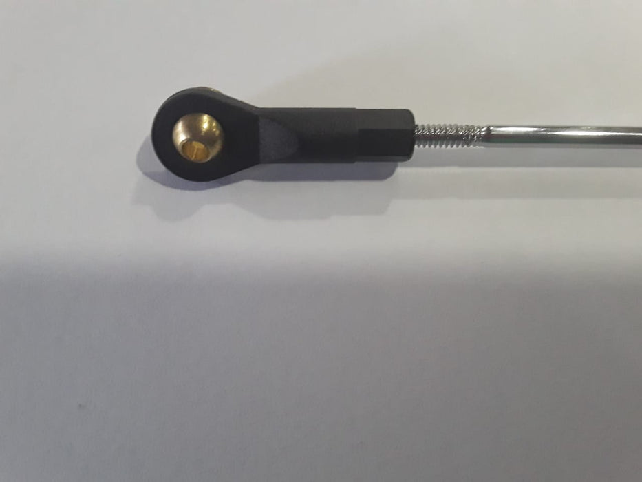 Ball Link With Threaded Push Rod And Metal Clevis-20Cm
