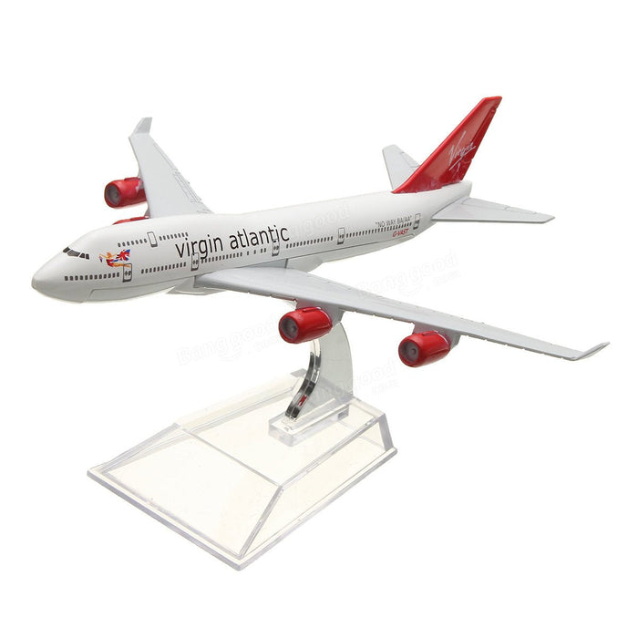 Airplane Diecast Virgin Atlantic B747 16Cm