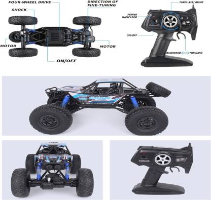 Rc Car 1:10Scale 4WD Electric Rock Crawler(2837) BLUE