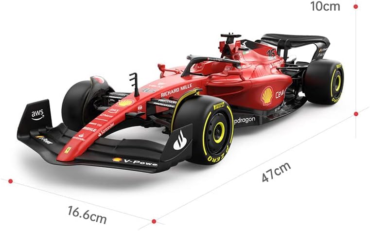 Rastar 1:12 Scale Formula 1 RC Racing Car Model – Ferrari F1-75, McLaren MCL36, Mercedes F1, Red Bull RB18