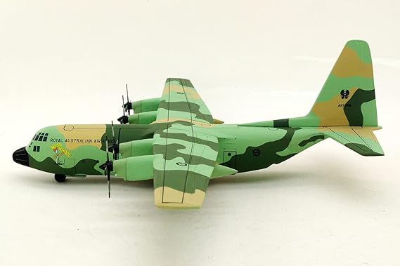 DIE CAST AIRPLANE C-130H HERCULES ROYAL AUSTRALIAN AIR FORCE 1:200 SCALE A97-006