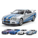 1/32 Nissan Skyline GT-R R34  Die-Cast Model Car Silver