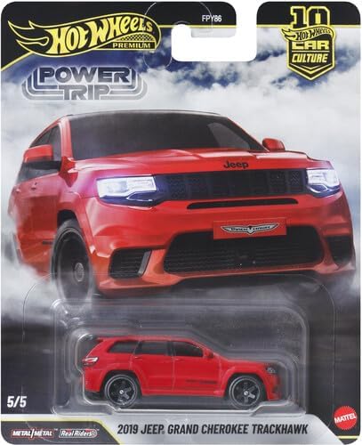 Imported Hot Wheels Premium Power Trip Assorted Vehicle Mini Car - 10 Pcs