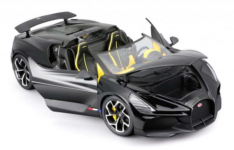 BBURAGO 91051BK 1:18 BUGATTI MISTRAL DIECAST MODEL