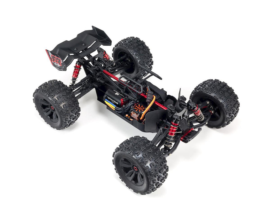Arrma Kraton 6S BLX RTR 1/8 4WD Brushless Monster Truck (Red) (V5) W/SLT3 2.4Ghz Radio ARA8608V5T1