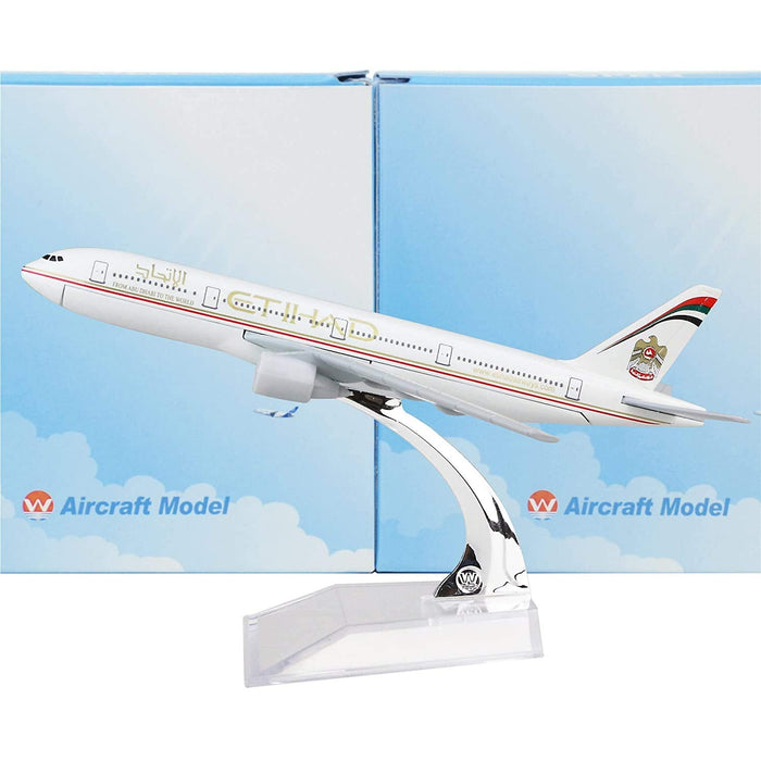 AIRPLANE DIECAST ETIHAD BOEING B777 16CM MODEL
