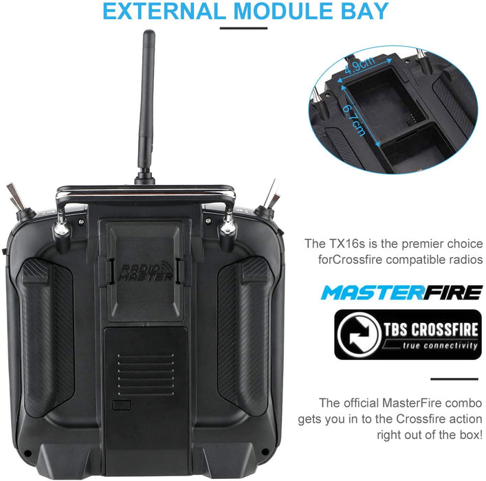 Radio Master Tx16S Radio 16Ch Open Transmitter Masterfire Combo
