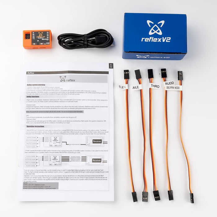 FMS RC Airplane Gyro Reflex Flight Control System