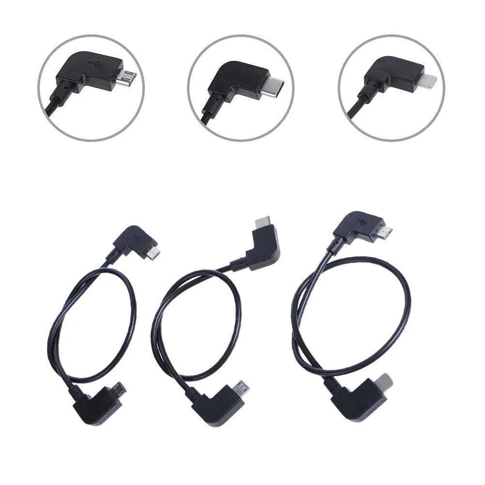 30Cm Micro USB To Iphone Connector For Dji Mavic Pro & Spark Remote Controller