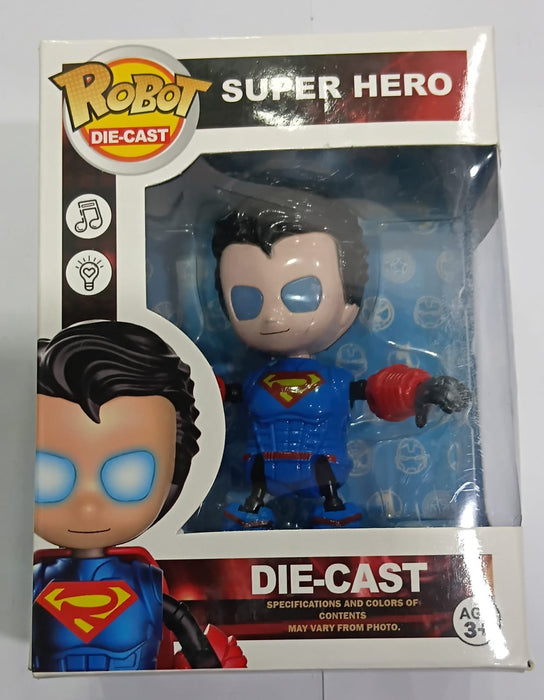 ROBOT DIE CAST SUPERMAN RB008