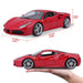 Bburago 1:18 Ferrari 488 GTB, Multi Color, (B18-16008)