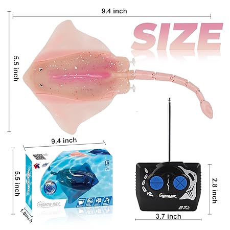 6602-R/C STING RAY FISH PINK
