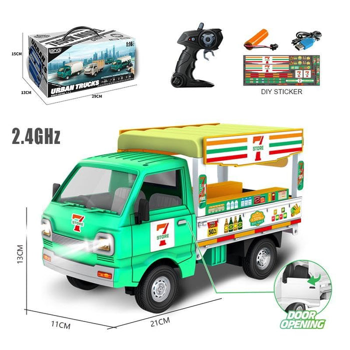 LAND 1:16 Scale 2.4GHz Remote Control Urban Transport & Food Truck Series