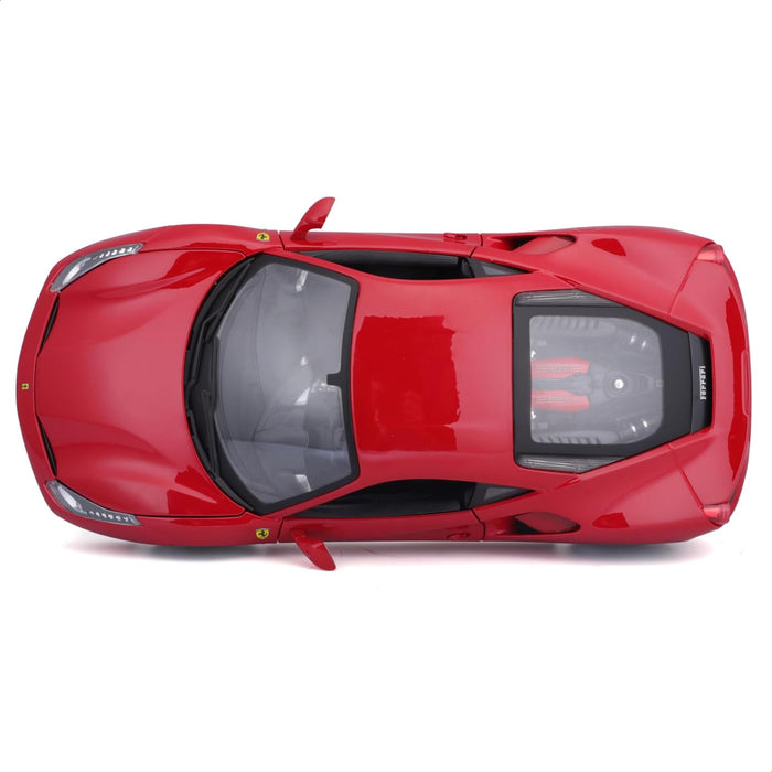 Bburago 1:18 Ferrari 488 GTB, Multi Color, (B18-16008)