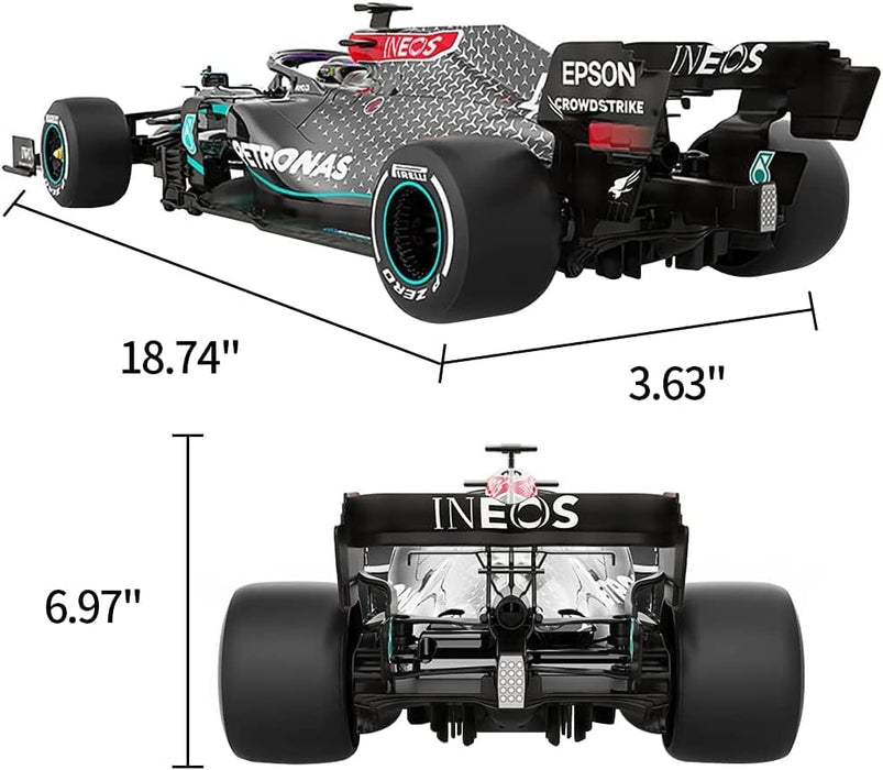Rastar 1:12 Scale Formula 1 RC Racing Car Model – Ferrari F1-75, McLaren MCL36, Mercedes F1, Red Bull RB18