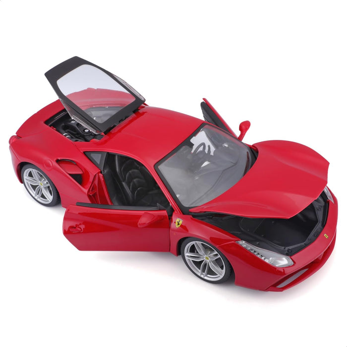 Bburago 1:18 Ferrari 488 GTB, Multi Color, (B18-16008)