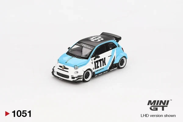 Imported Mini GT LB-WORKS x Abas Works Abarth 595 IZTK Die-Cast Car