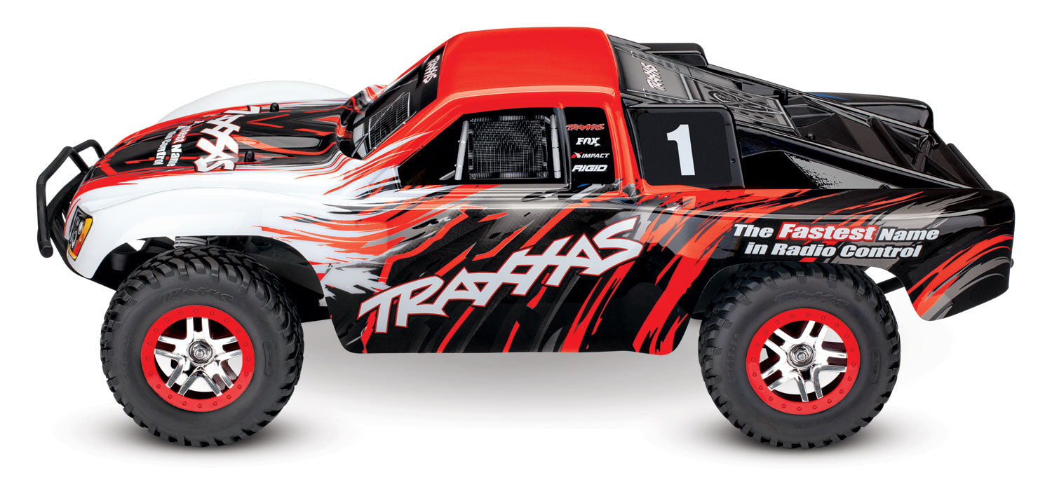 Traxxas Slash 4X4 Vxl 1/10Scale 4Wd White & Red 68086-4