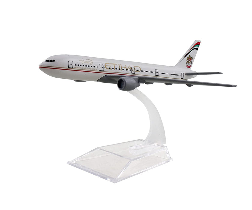 AIRPLANE DIECAST ETIHAD BOEING B777 16CM MODEL