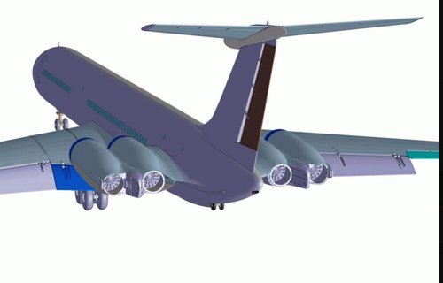 ZVEZDA IL YUSHINI IL-62M