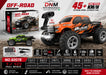 1:10 Scale 4WD High Speed 45+ KM/H RC Off-Road Racing Truck with 2.4GHz Remote Control