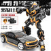 Black Bee Warrior BB-02 Transforming Robot Car | 2-in-1 Collectible Model