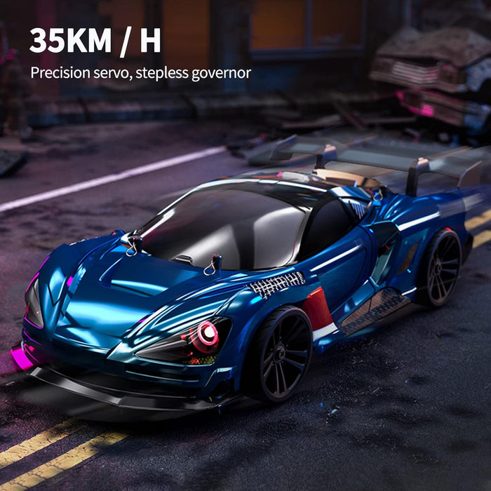 EXTREME  HIGH SPEED 4X4 RTR 1/16 ELECTRIC DRIFT CAR BLUE SUCHIYU SCY 16301