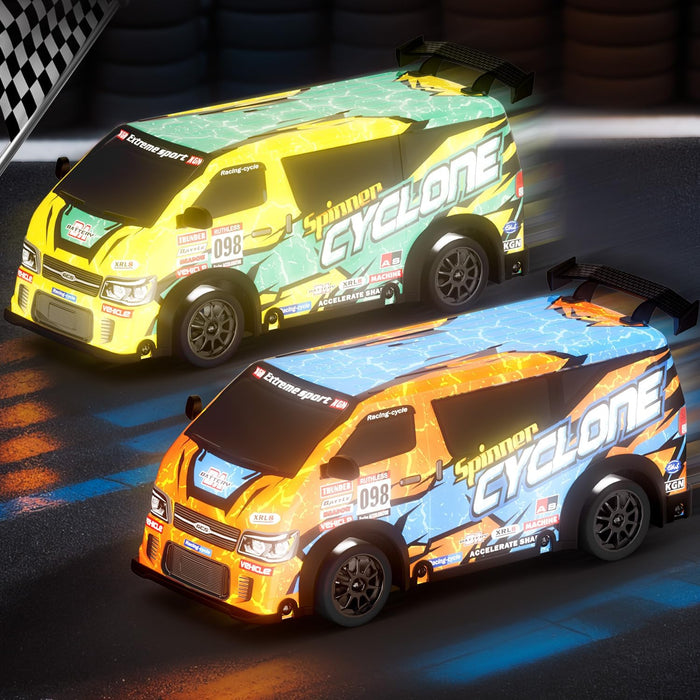 1:24 RC Drift Car - with LED Lights, JDM RC Cars Includes Drift Tire Kit USB Rechargeable Battery, Boys rc Cars Toys for Christmas Birthday