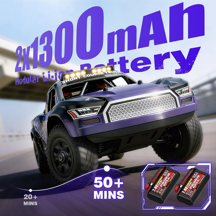 1:16 Scale 4WD High Speed RC Short-Course Truck with 2.4GHz Remote Control – 30+ KM/H