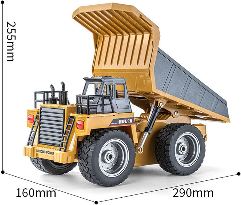 HUINA 1/18 RC Dump Truck 1533 Remote Control Mining Car 2.4G Vehicles Toys