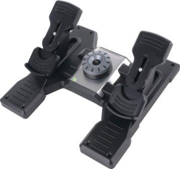 LOGITECH G SAITEK PRO FLIGHT RUDDER PEDALS