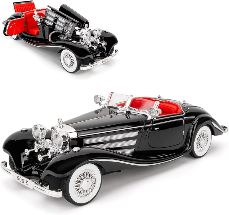 Classic Vintage Alloy Car Model 1:18 Scale – Retro Luxury Collectible Display Car